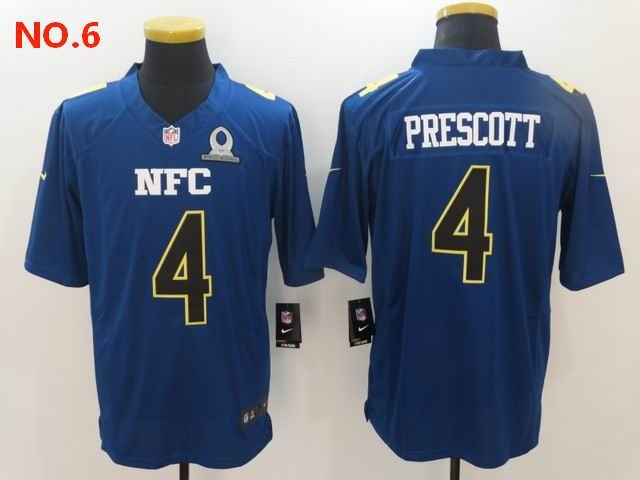 Men's Dallas Cowboys #4 Dak Prescott Jerseys NO.6;